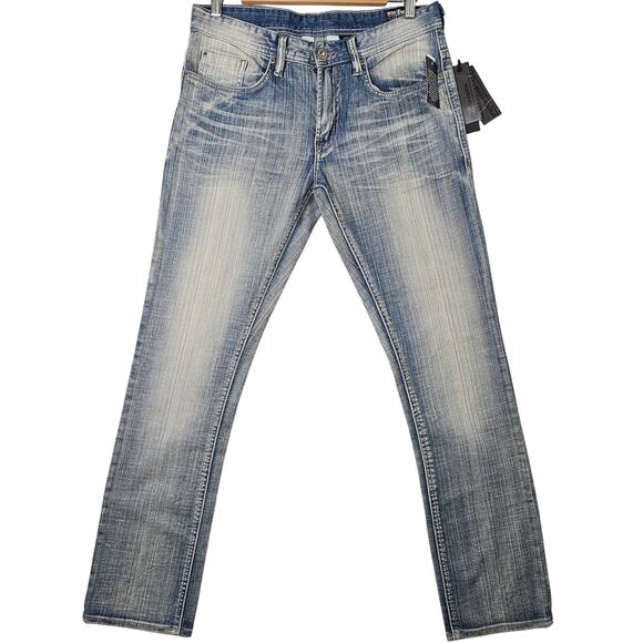 Buffalo David Bitton Evan-X Basic Slim Stretch Faded 30 x 30 Mens Jeans NWT - Picture 1 of 8